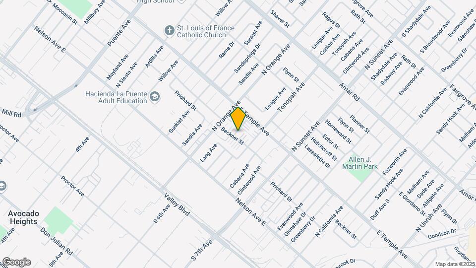 510 League Ave Map and Location Details