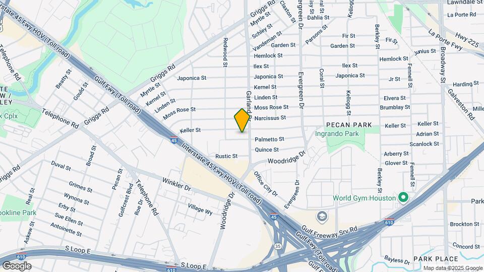 6935 Palmetto St Map and Location Details