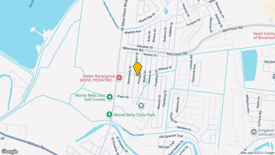 2734 Pompeii St Map and Location Details