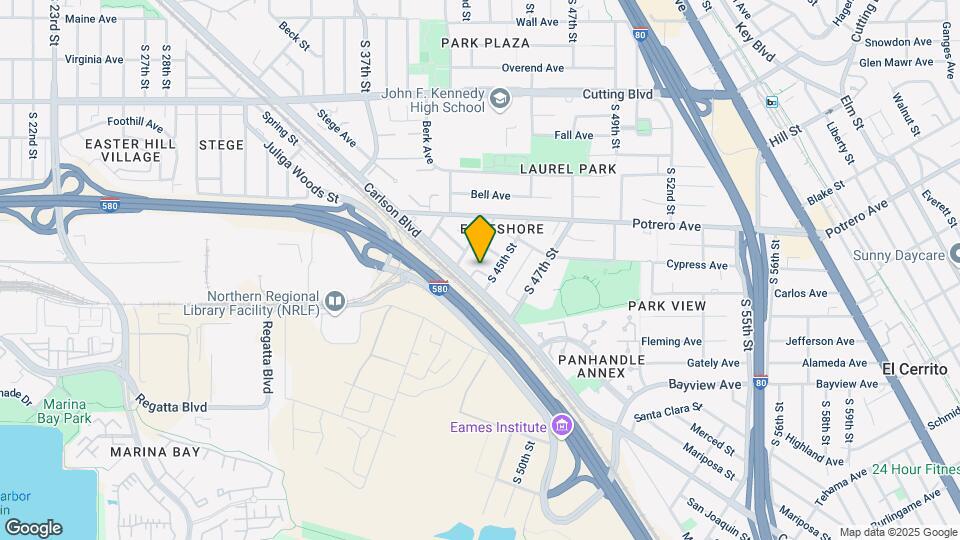 945 S 45th St Map and Location Details