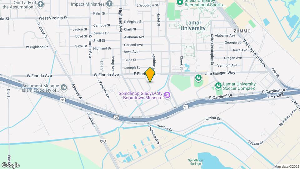 5345 E Parkway Dr Map and Location Details