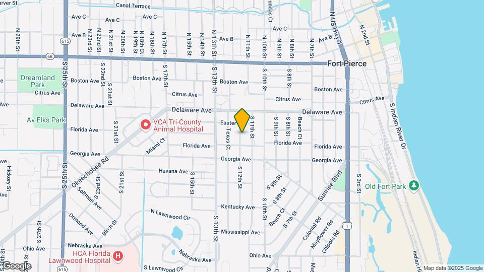 624 S 12th St Map and Location Details