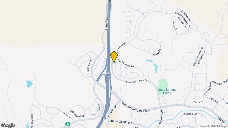 4149 The Masters Dr Map and Location Details