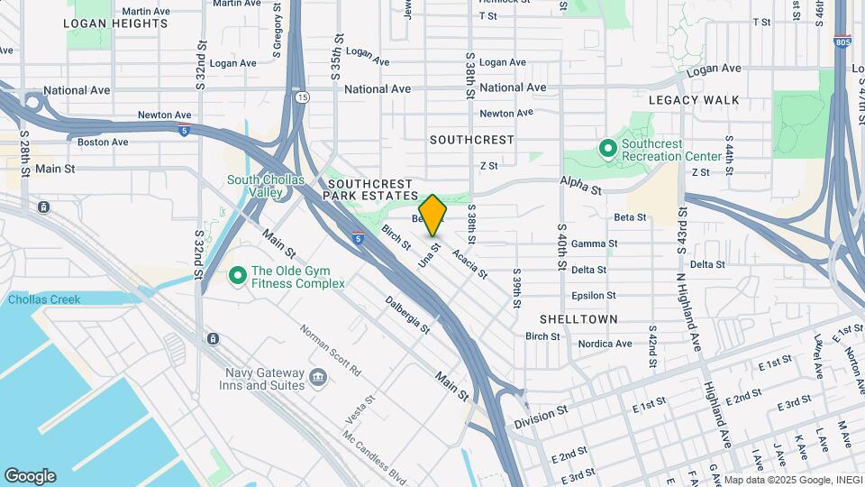 1624 Una St Map and Location Details