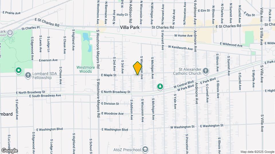 327 W School St Map and Location Details