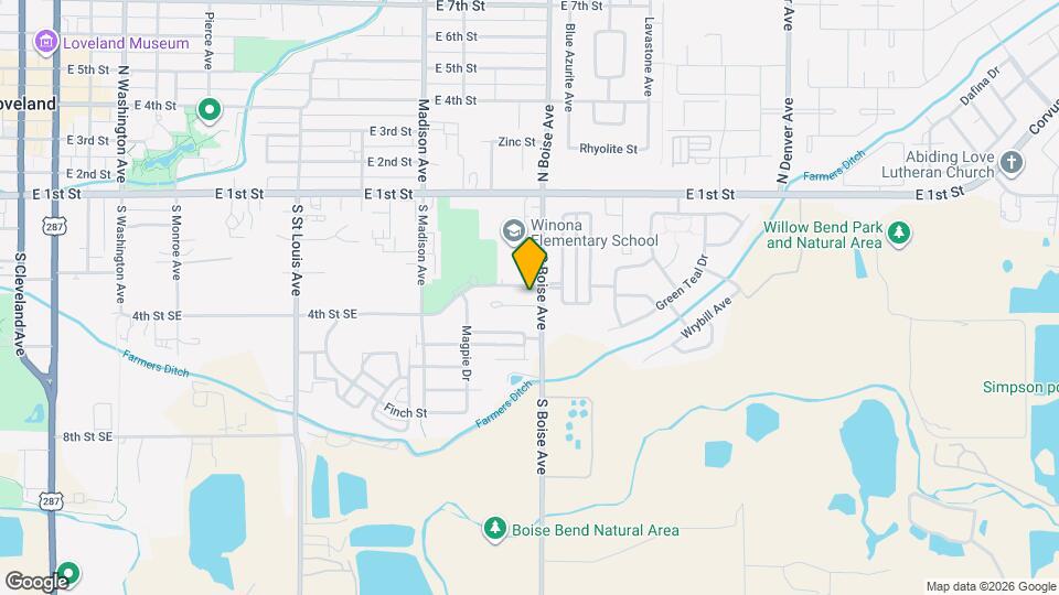 1559 Peacock Pl Mapa y Detalles de la Ubicación