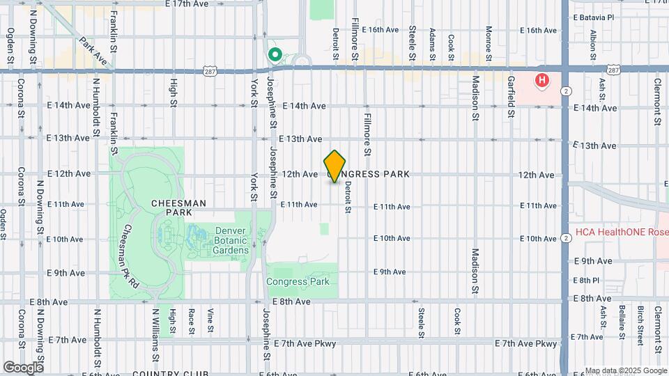 1155 Clayton St Mapa y Detalles de la Ubicación