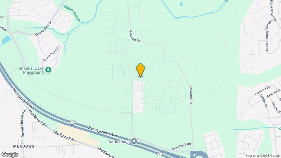 10626 Meridian Hill Way Map and Location Details