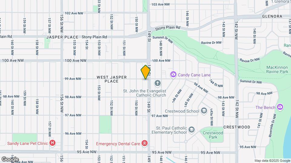 9848 149th St NW Map and Location Details