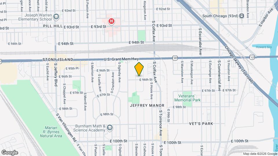 2510 E 96th St Map and Location Details