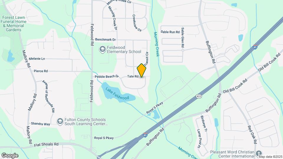 3640 Tate Rd Map and Location Details