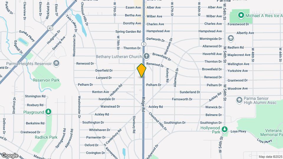 6150 Ridge Rd Mapa y Detalles de la Ubicación