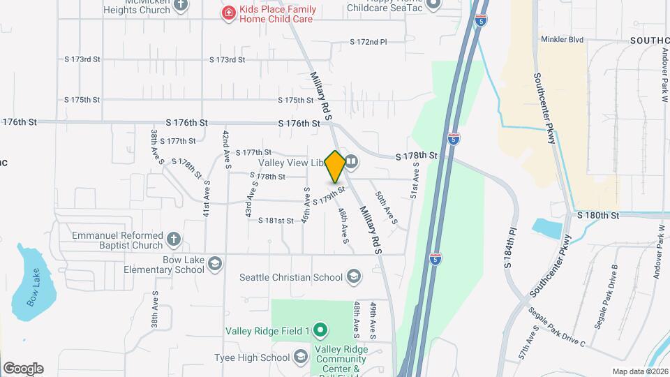 4806 S 179th St Mapa y Detalles de la Ubicación