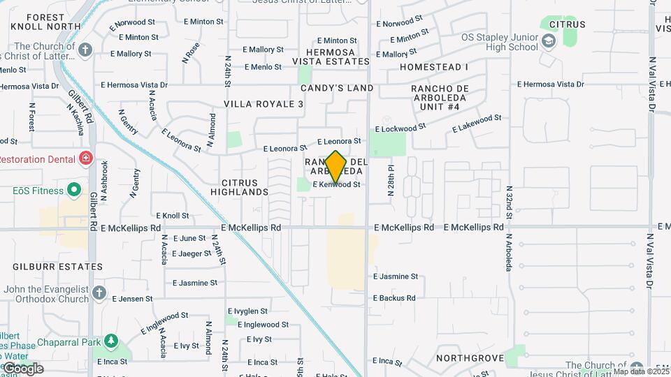 2703 E Kenwood St Map and Location Details