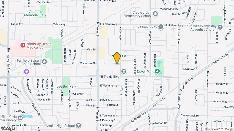 1645 Kidder Ave Map and Location Details