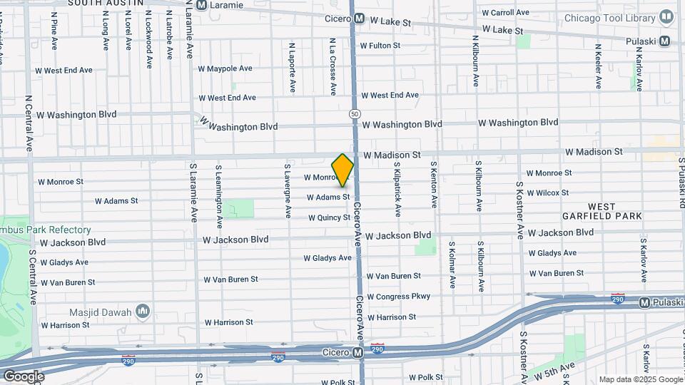 4818 W Adams St Mapa y Detalles de la Ubicación