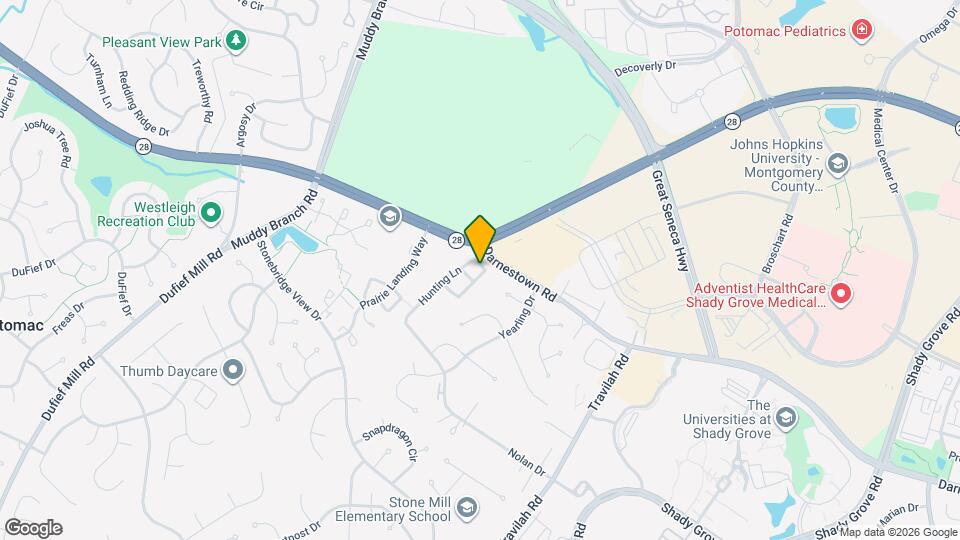 14842 Potomac Corner Ln Map and Location Details
