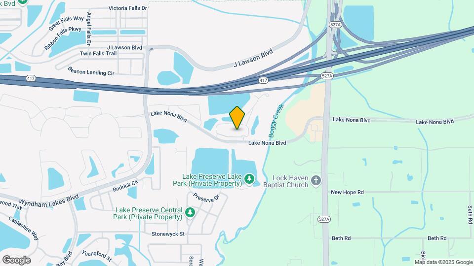 Lake Nona Ariel Map and Location Details