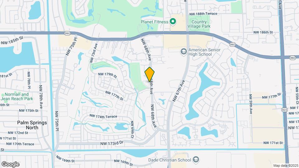 17908 NW 68th Ave Map and Location Details