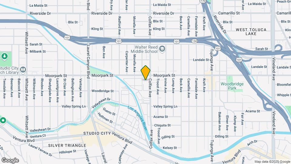 Villa Colfax Mapa y Detalles de la Ubicación