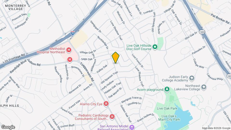 12214 Northledge Dr Map and Location Details