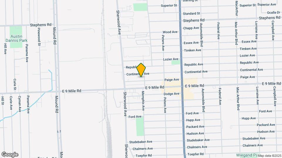 6889 Paige Ave Mapa y Detalles de la Ubicación