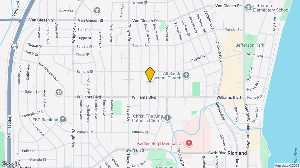 1318 Marshall Ave Map and Location Details