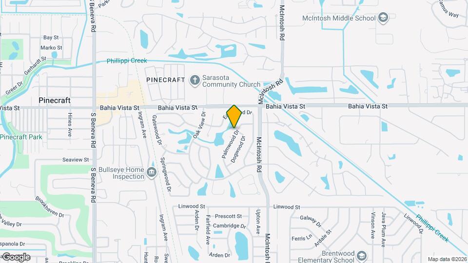 1370 Palmwood Dr Map and Location Details