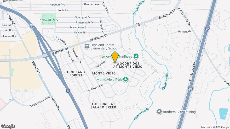 3914 Bear Oak Path Map and Location Details