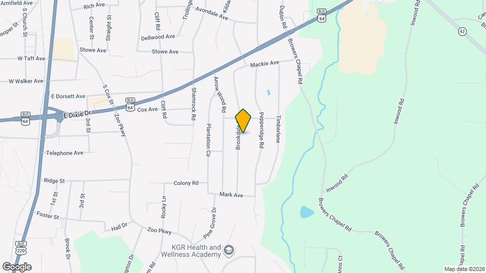 1501 Brookdale Dr Map and Location Details