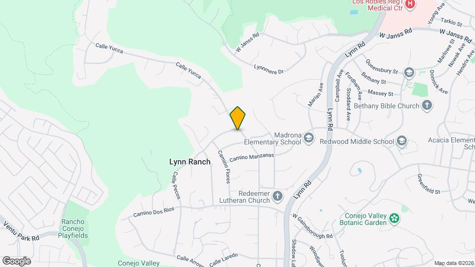 1390 Calle Pecos Map and Location Details