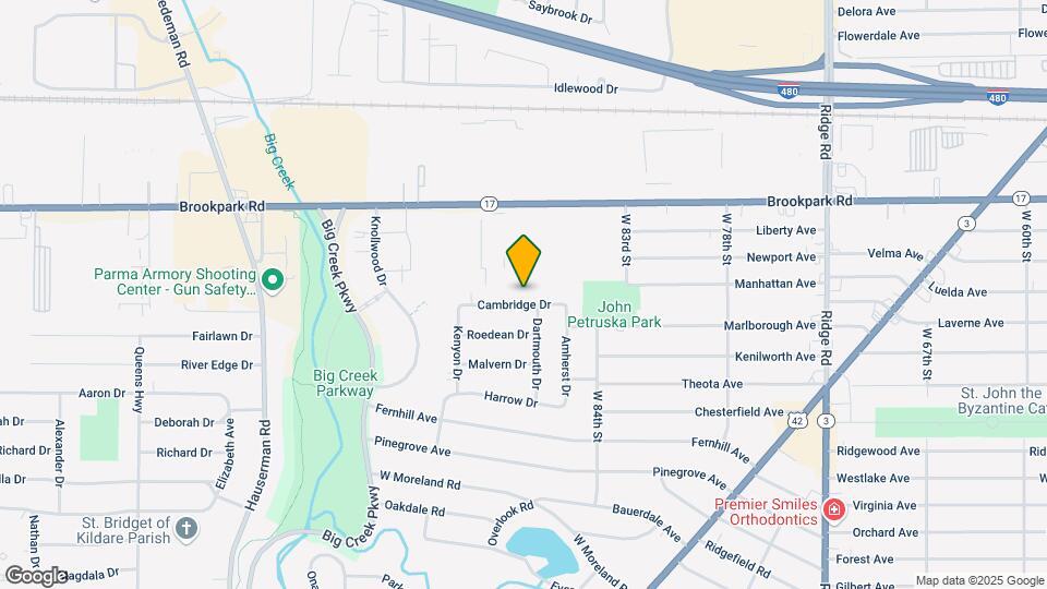8910 Cambridge Dr Map and Location Details