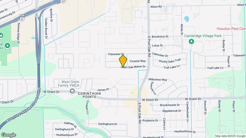 5643 Post Oak Manor Dr Map and Location Details