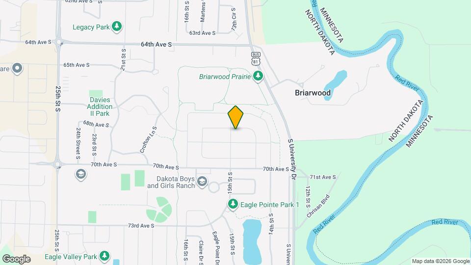 6709 Meadow View Dr S Map and Location Details