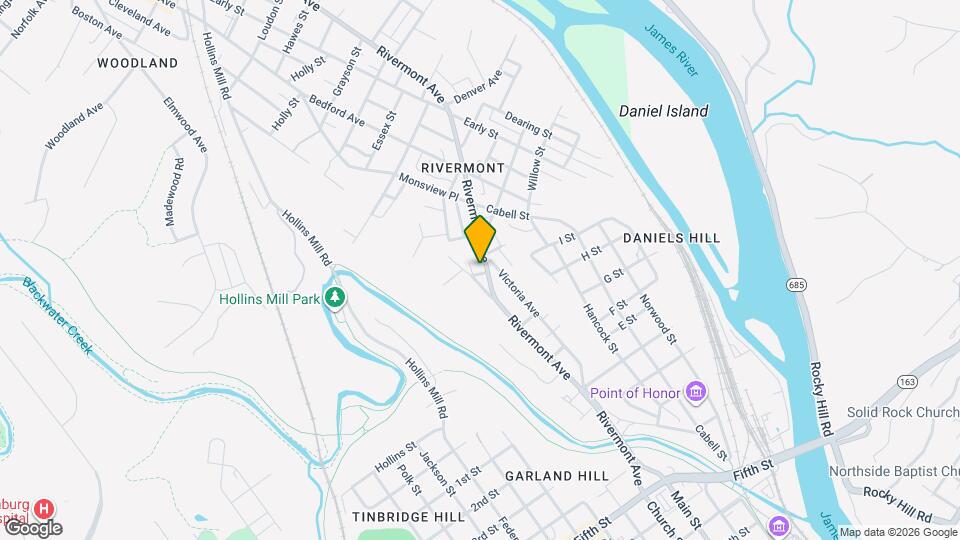 1003 Rivermont Ave Map and Location Details