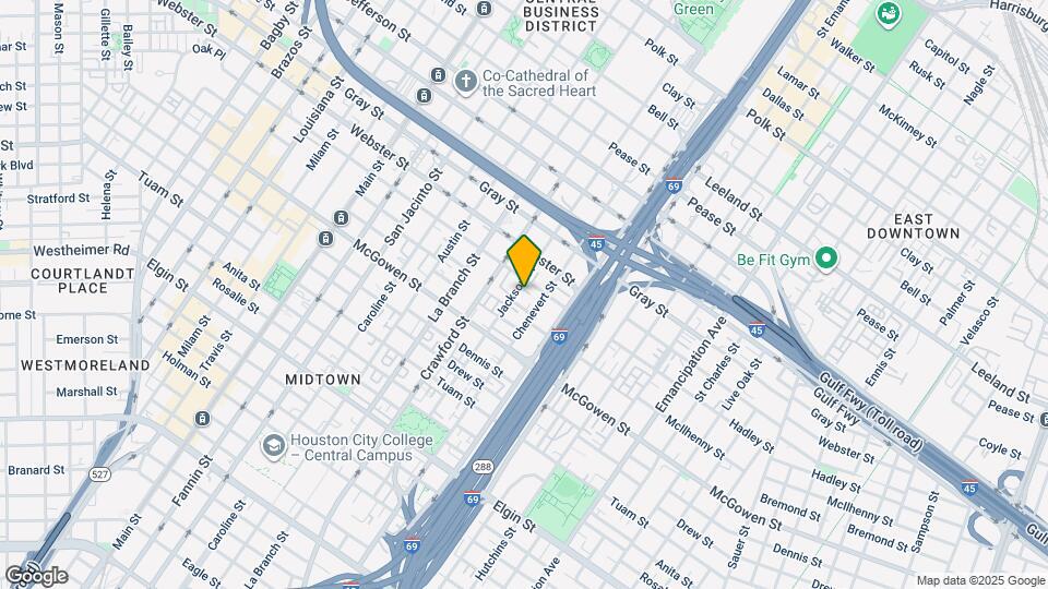 2307 Jackson St Map and Location Details