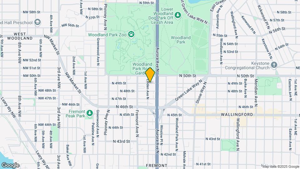 805 N 49th St Map and Location Details