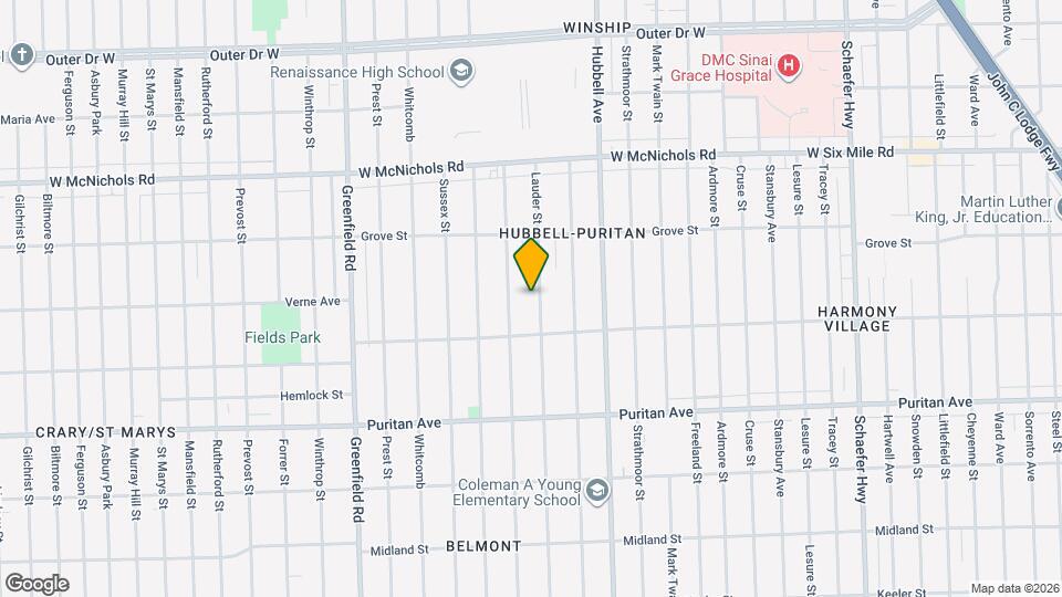 16571 Lauder St Map and Location Details