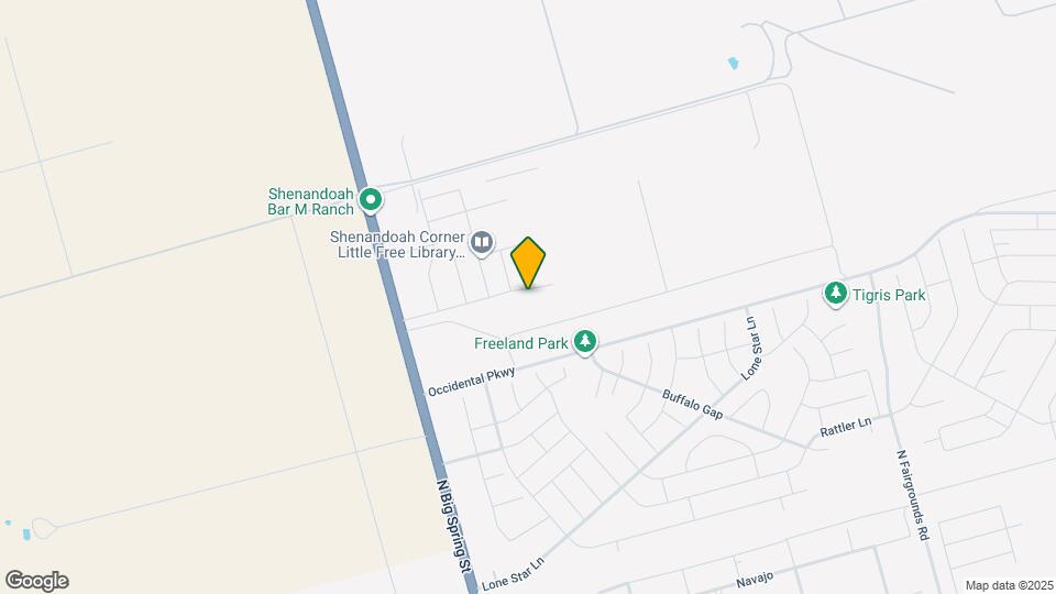 1316 Badland Blvd Map and Location Details