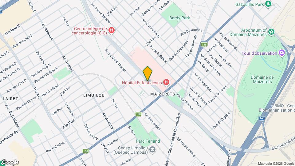 1945 Henri-Bourassa Boul Map and Location Details