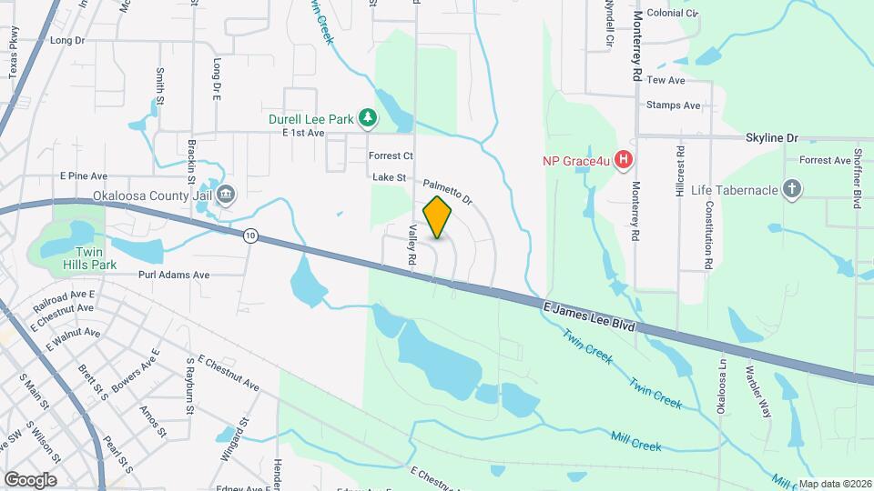 110 Tyner Dr Map and Location Details