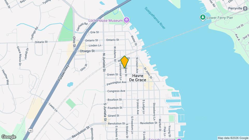 314 N Stokes St Map and Location Details