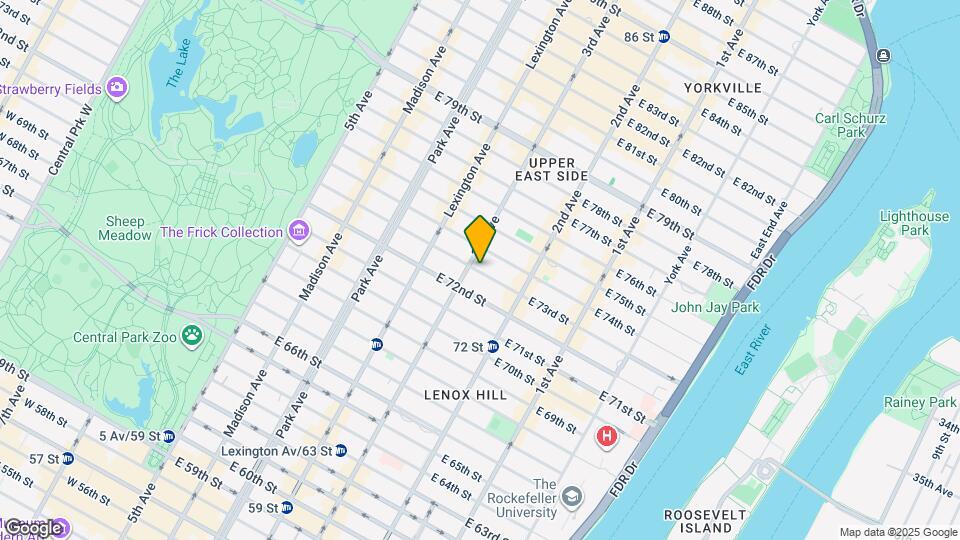 205 E 73rd St Map and Location Details