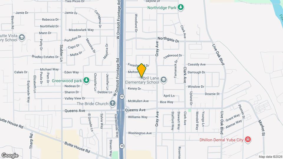 1199 Casita Dr Map and Location Details