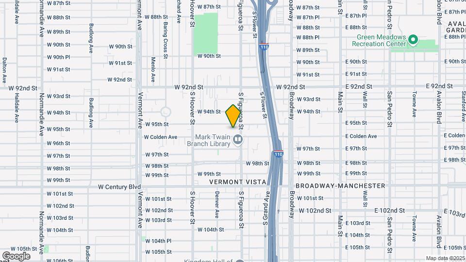 525 W Colden Ave Map and Location Details