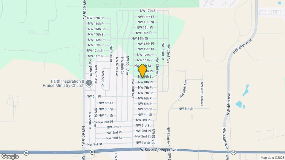 5405 NW 8th Pl Map and Location Details