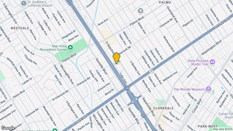 3620 Tuller Ave Map and Location Details