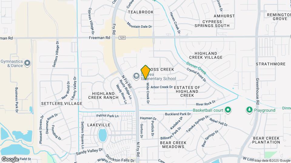 6719 Wide Creek Dr Map and Location Details