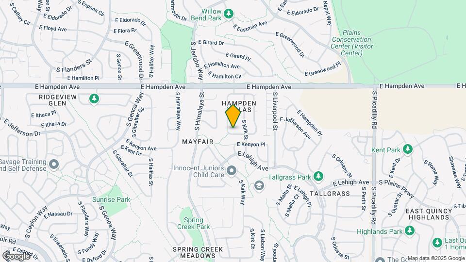 20635 E Kenyon Ave Map and Location Details