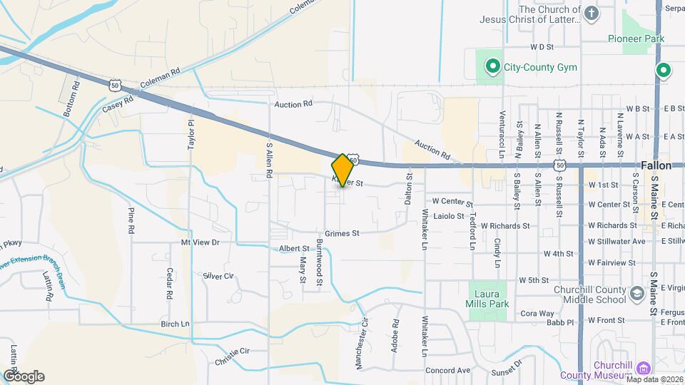 1663 Kaiser St Map and Location Details